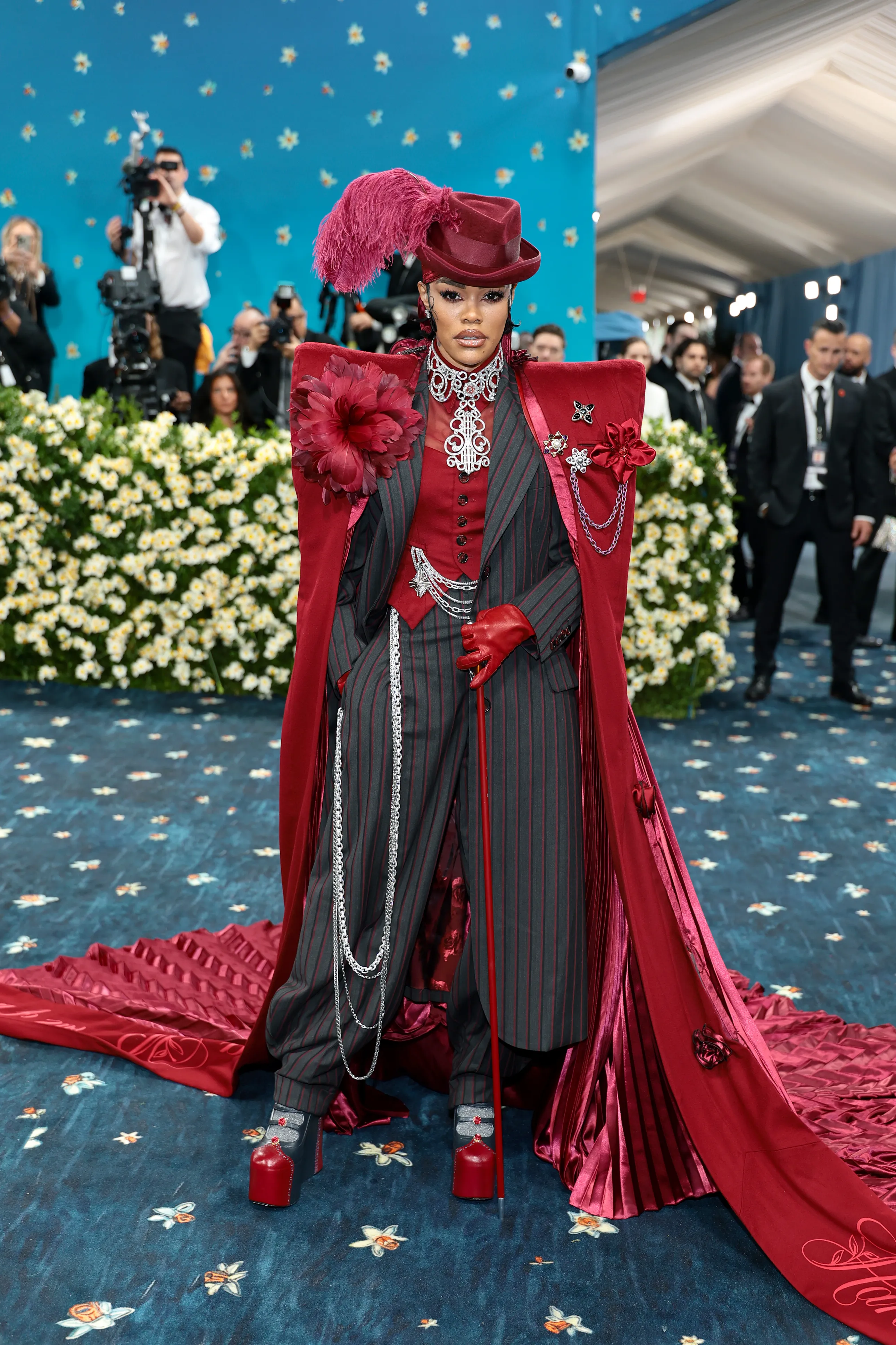 Teyana Taylor wearing Ruth E. Carter